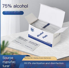 75% Alcohol Cotton Disposable Large-size Portable Mobile Phone Cleaning Ear Holes Sterilization Cleaning and Disinfection Wet Tissue