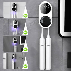 Holder tooth brush sanitizer uv toothbrush sanitizer