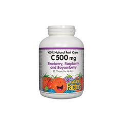 VITAMIN C 500MG BLUEBERRY/RASPBERRY 90 CHEWABLE